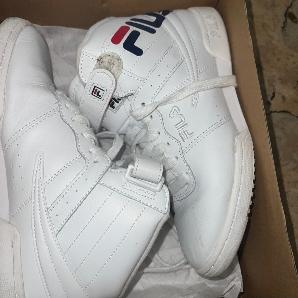 Fila white high tops